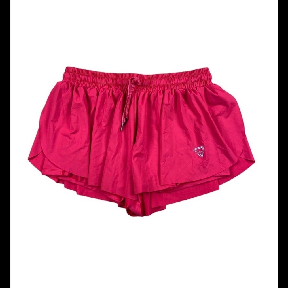 Fuchsia Athletic Shorts for Women - Picture 2 of 4
